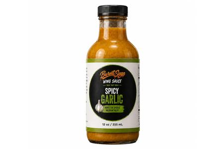 SPICY GARLIC WING SAUCE WITH A ROASTED GARLIC MEDIUM HEAT
