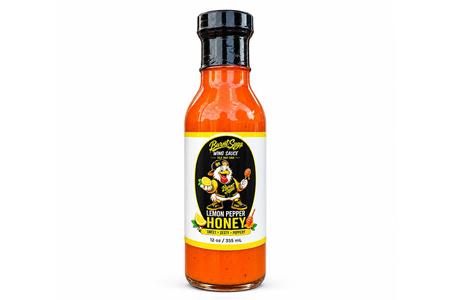HONEY LEMON PEPPER WING SAUCE WITH A SWEET AND ZESTY FLAVOR