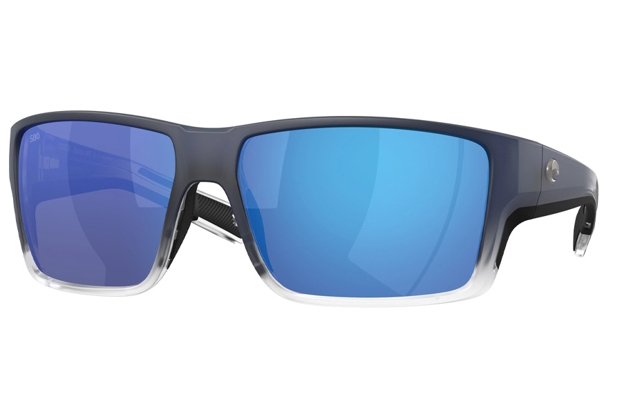 Costa Del Mar REEFTON PRO Deep Blue Fade Sunglasses with Blue Mirror Glass Lenses