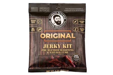 Bearded Butcher Original Blend Jerky Seasoning and Natural Cure Kit for up to 10 lbs of Meat - Bearded Butcher