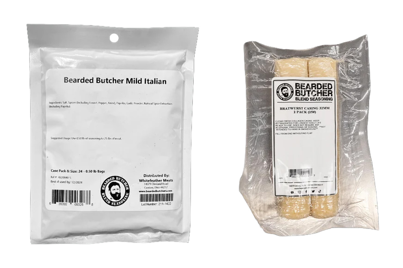 Bearded Butcher Mild Italian Sausage DIY Kit with Collagen Casings