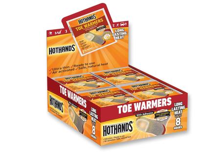 HOTHANDS TOE WARMERS 40 PAIR 8 HOUR W/ ADHESIVE