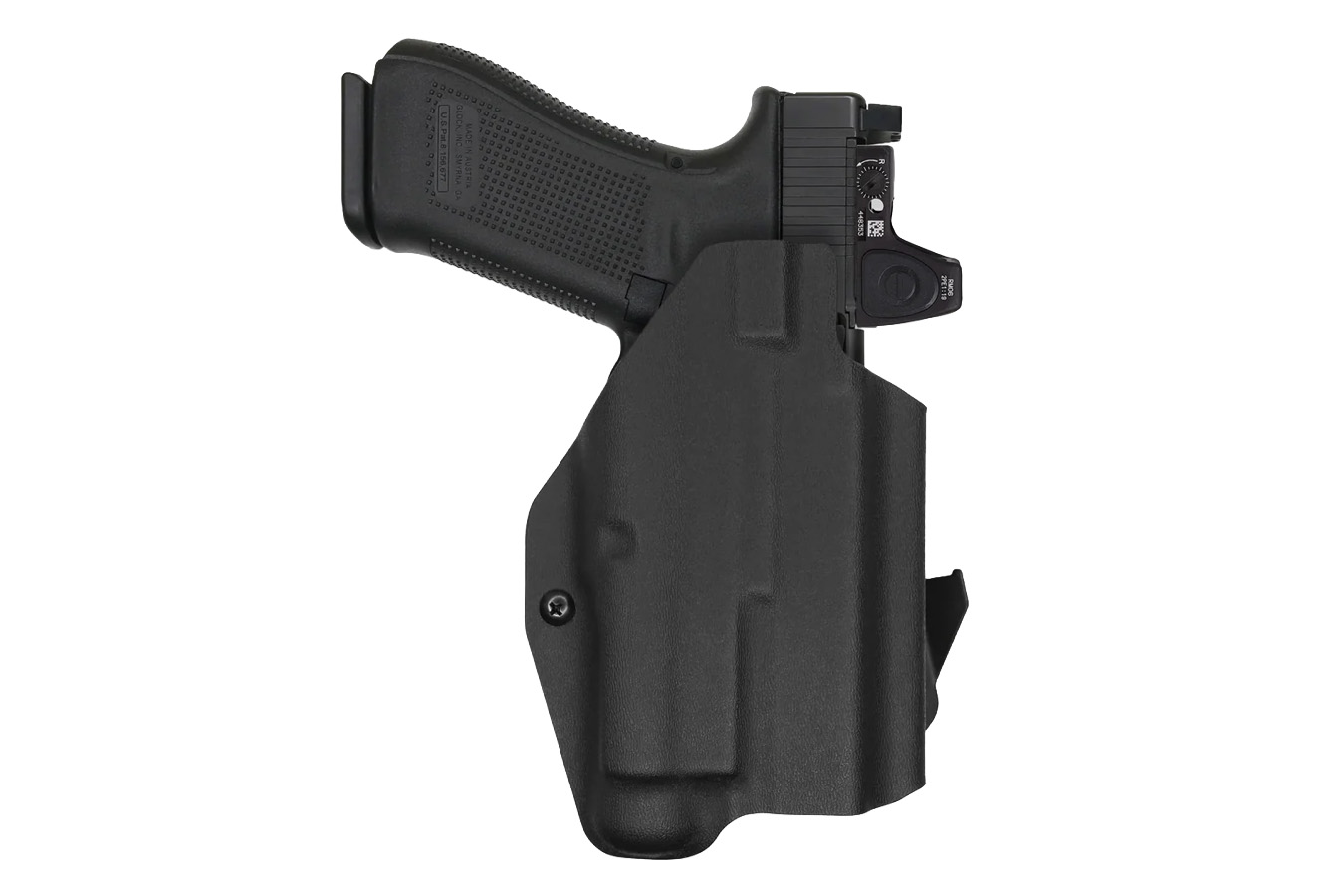 We The People Glock 17 Gen 6 OWB Holster – Red Dot Optic Cut – Black