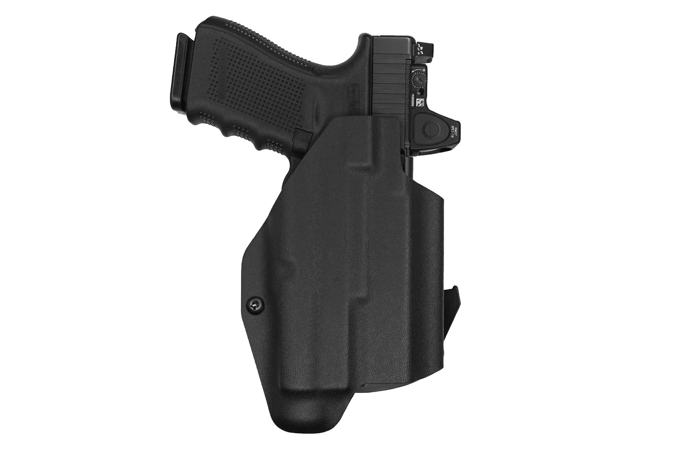We The People Glock 19X MOS OWB Holster – Red Dot Optic Cut – Black