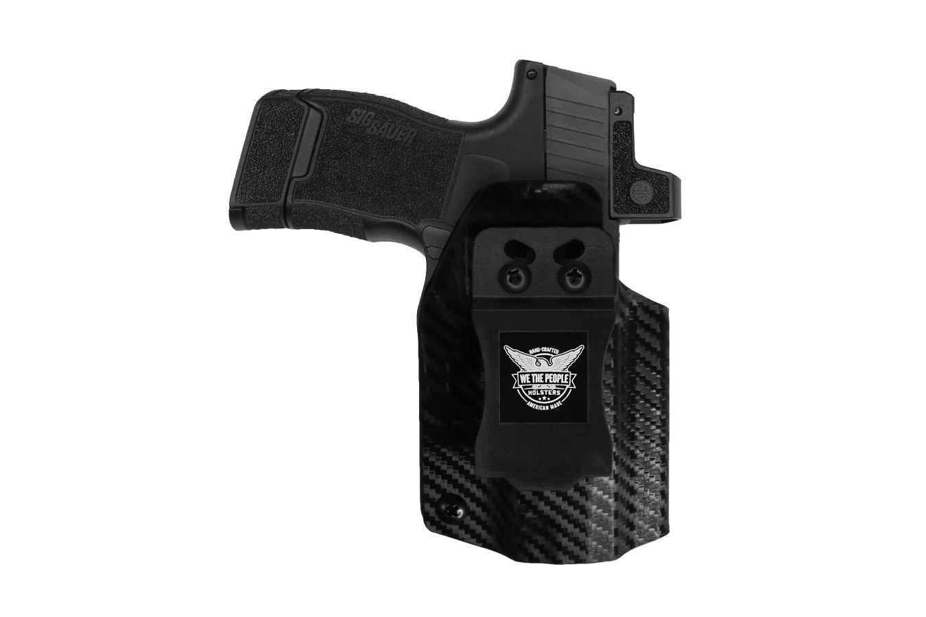 We The People SIG Sauer P365X IWB Holster – Red Dot Optic Cut – Carbon Fiber