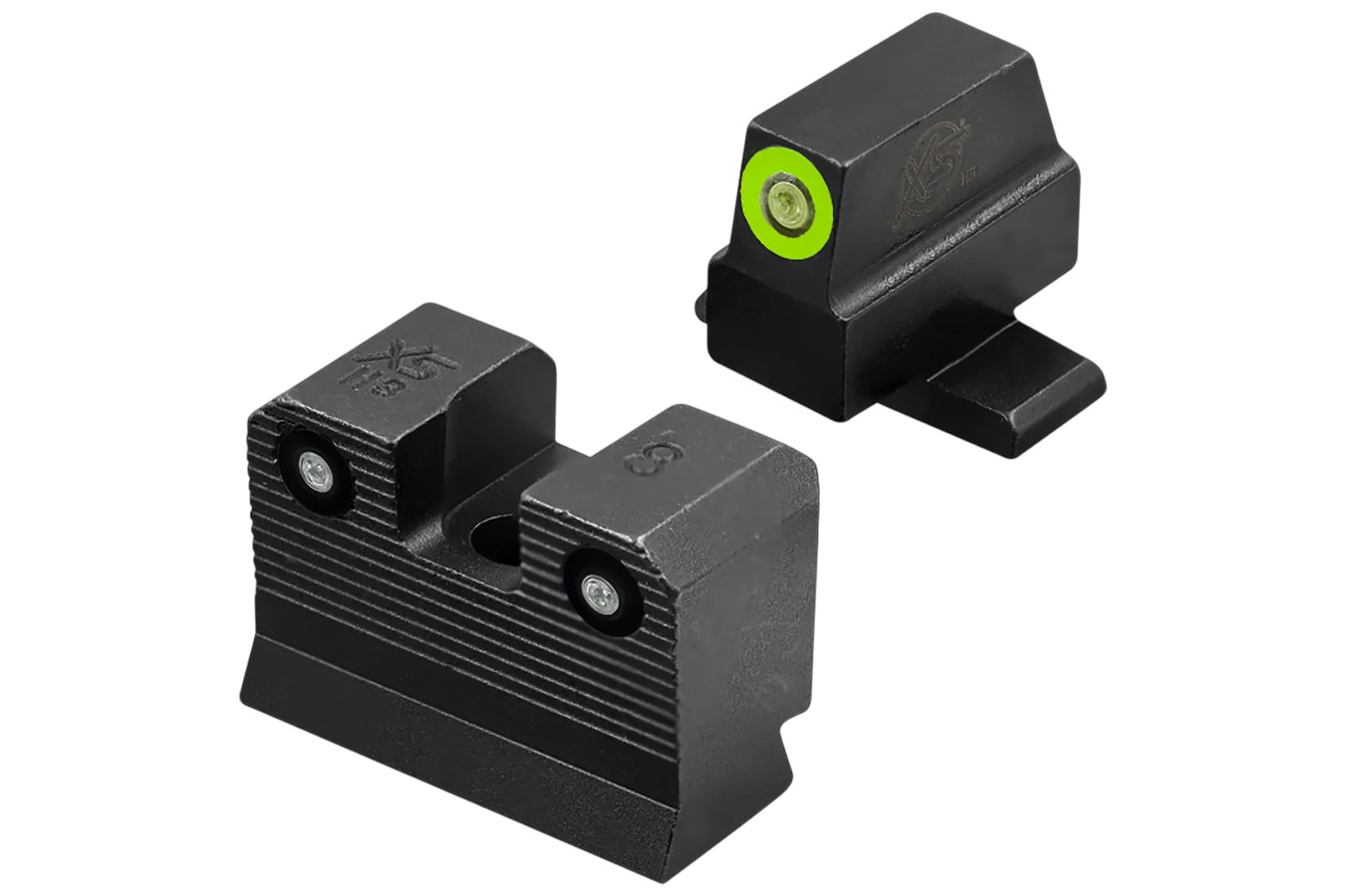 Xs Sight Systems R3D 2.0 Night Sight Set with Green Tritium Front sight for Sig/Springfield/FN 509