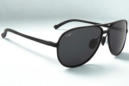NEXT GENERATION METAL POLARIZED AVIATORS - JET BLACK