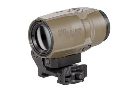 JULIET3T-AMR COMPACT MAGNIFIER, 3X22MM, POWERCAM, AMR, FDE  