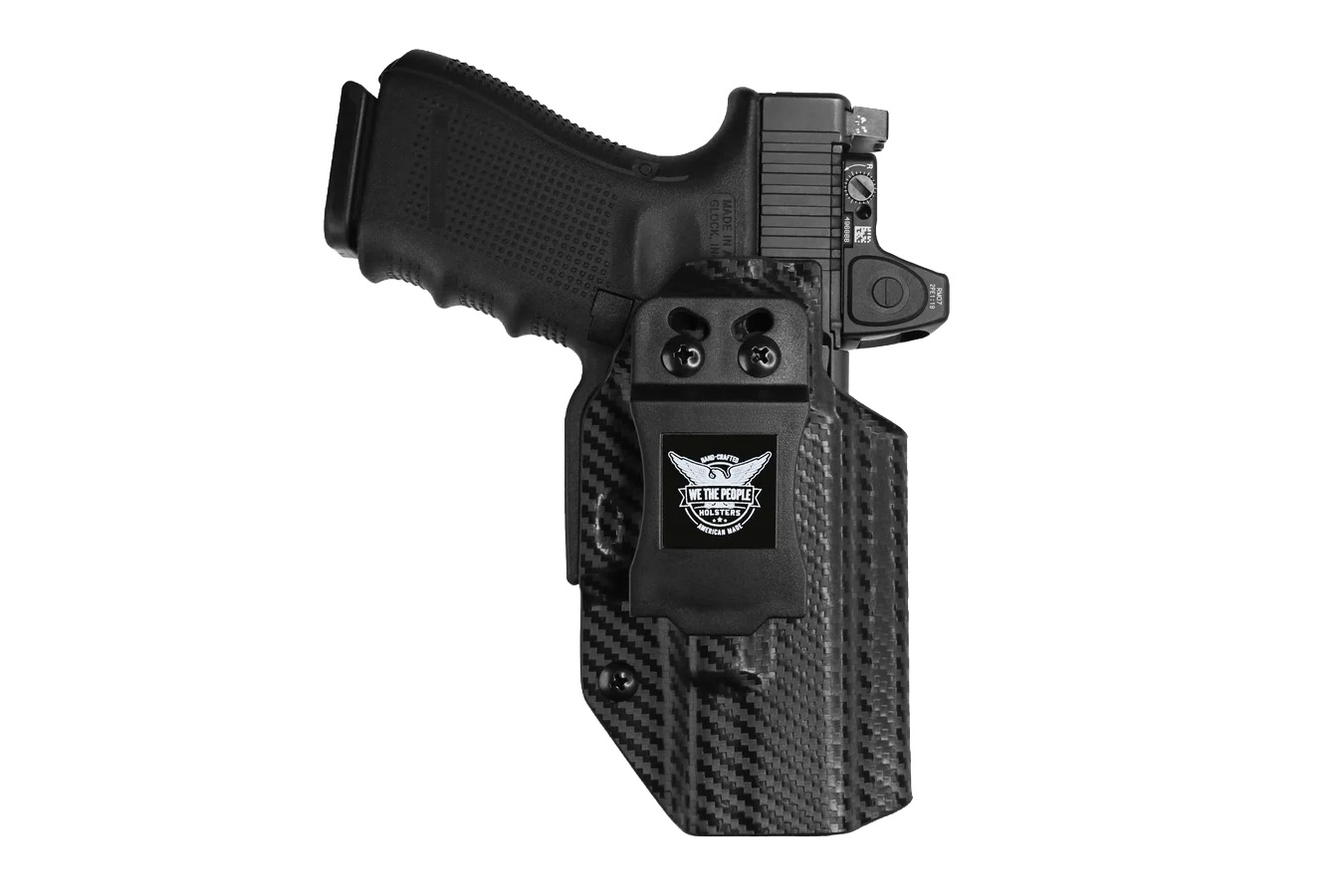 We The People Springfield Hellcat Pro IWB Holster – Red Dot Optic Cut – Carbon Fiber