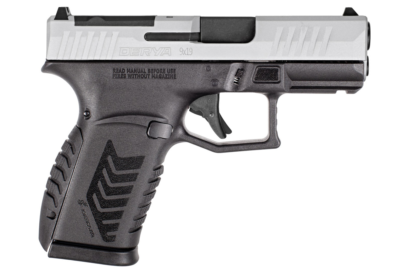 Derya Firearms DY9Z Optic-Ready 9mm Semi-Auto Pistol with Silver Slide