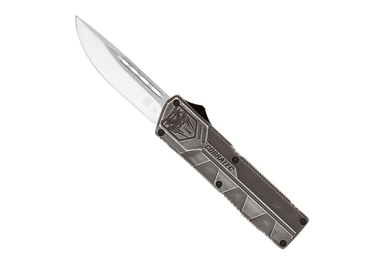 Cobratec Knives Lightweight 3.25-Inch Stonewash OTF Knife