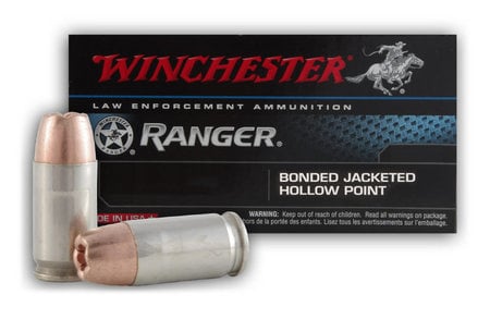 WINCHESTER AMMO 40SW 165 gr JHP Ranger Bonded 50/Box