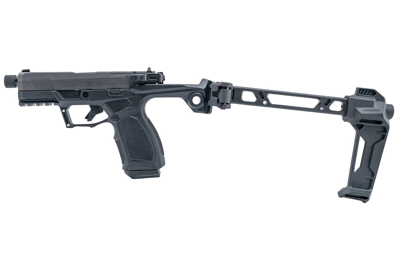Taurus GX4 Carry Strike Bravo 9mm Pistol with Strike Industries FSA Single Stabilizer Brace
