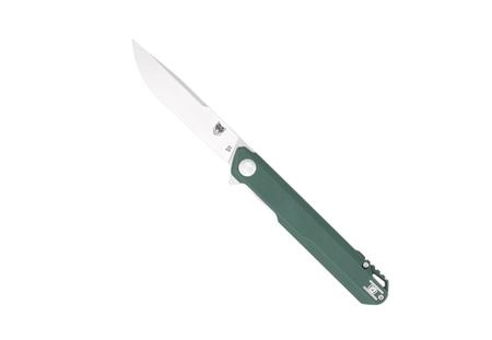 COBRATEC MONARCH 3.5 FOLDER GREEN D2 STEEL W/CLIP