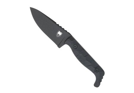 COBRATEC KINGPIN 4 FIXED BLD BLACK D2 STEEL W/KYDEX SHEATH!