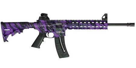 SMITH AND WESSON MP15-22 22 LR Purple Platinum Semi-Auto Rimfire Rifle