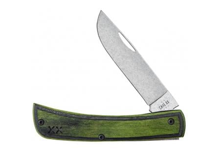 CASE KNIVES CROSSROADS SERIES GREEN/BLACK LAM SOD BUSTER JR
