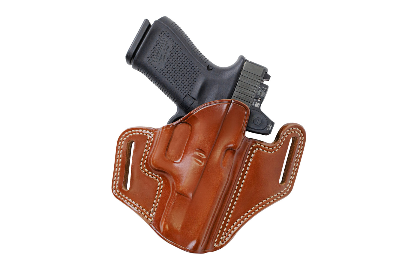 Galco Combat Master 2.0 OWB Leather Holster for Glock – Right Hand – Tan