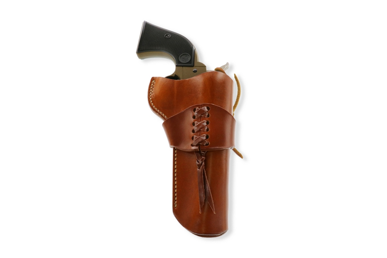 Galco Wrangler Western OWB Leather Holster for Ruger Wrangler – Right Hand – Tan