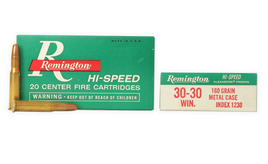 REMINGTON 30-30 WIN 160 GR METAL CASE VINTAGE AMMO