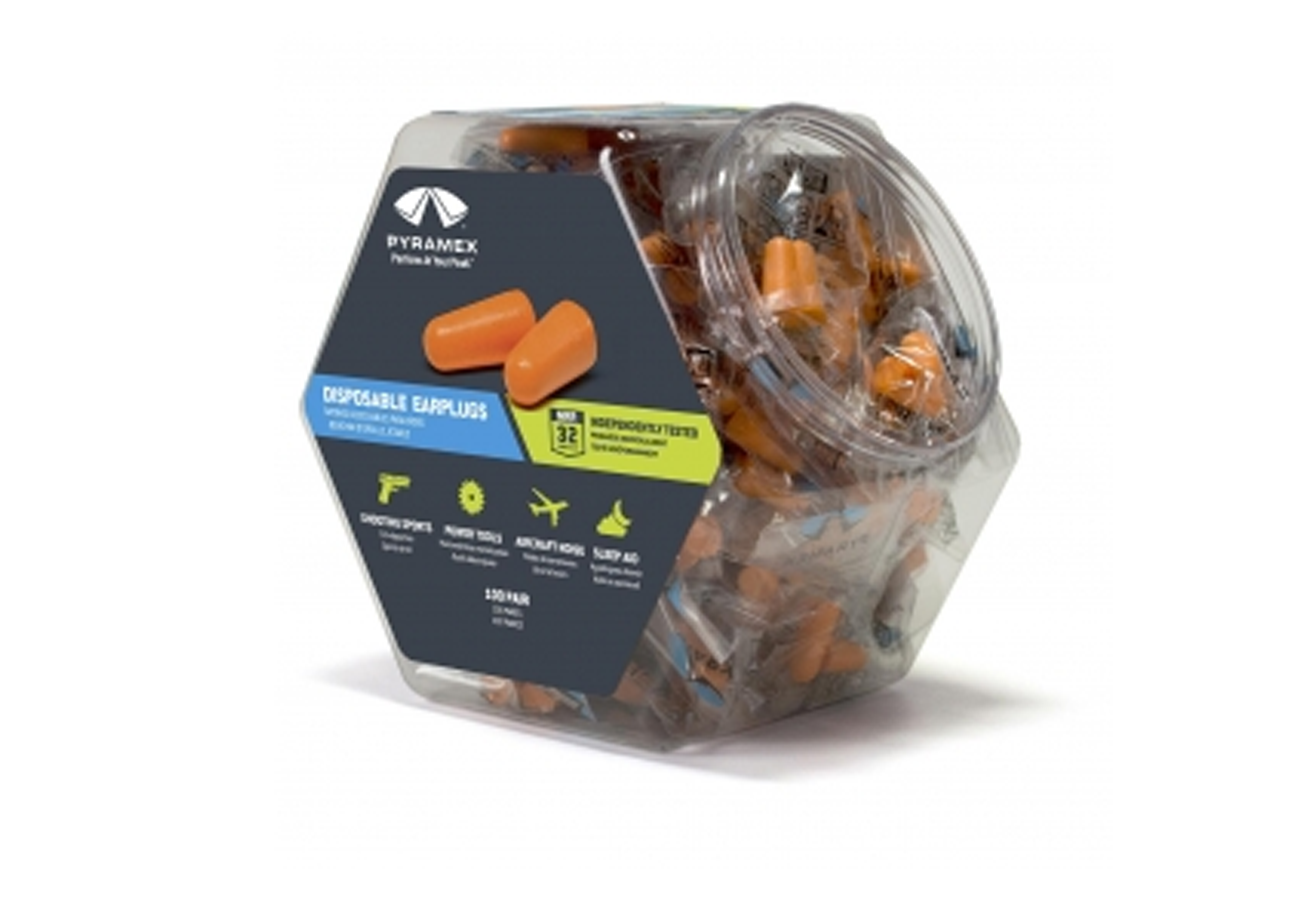 Pyramex Disposable Foam Ear Plugs 100-Pair