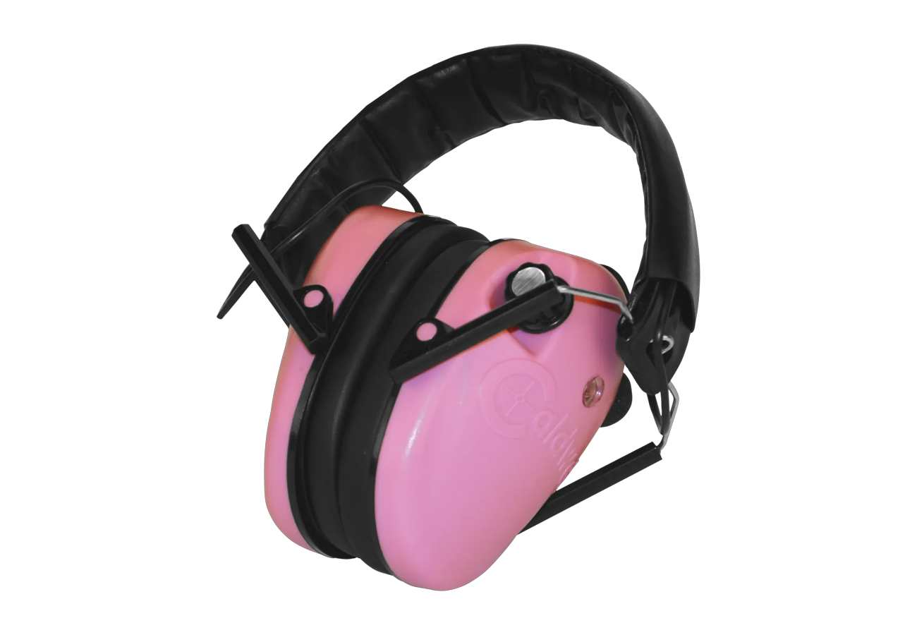 Caldwell E-Max Low-Profile Electronic Earmuffs Pink