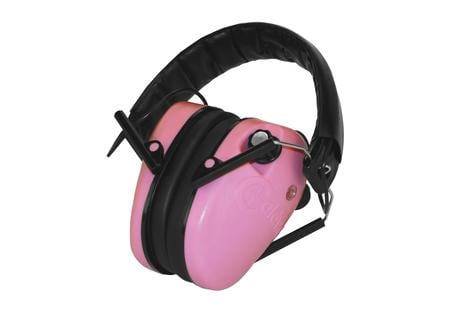 CALDWELL E-MAX EAR MUFF LOW PROFILE ELECTRONIC PINK