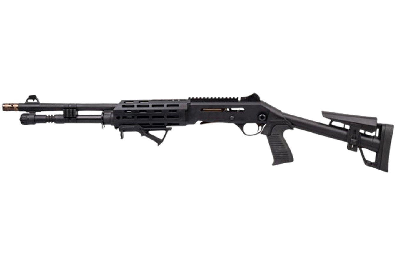 Panzer Arms M4 Pro AI 12 Gauge Semi Auto Shotgun with Ported Barrel Black