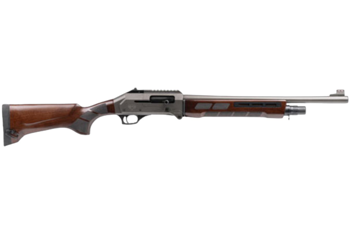 Panzer Arms FS1 Pro 12 Gauge Semi Auto Shotgun with Walnut Furniture Disruptive Gray