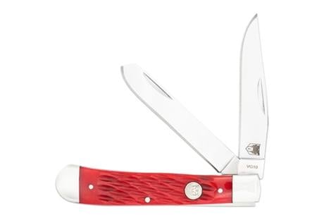 COBRATEC TRAPPER TWO BLADE G-10 RED/SS SLIP JOINT