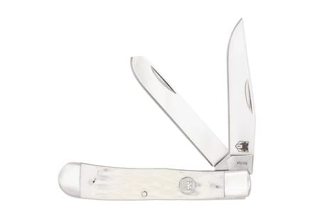 COBRATEC TRAPPER TWO BLADE G-10 WHITE BONE SS SLIP JOINT
