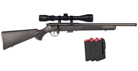 Savage 93R17 FV-SR 17 HMR Bolt Action Rimfire Rifle with Viridian EON Scope and Four Magazines - Savage Arms