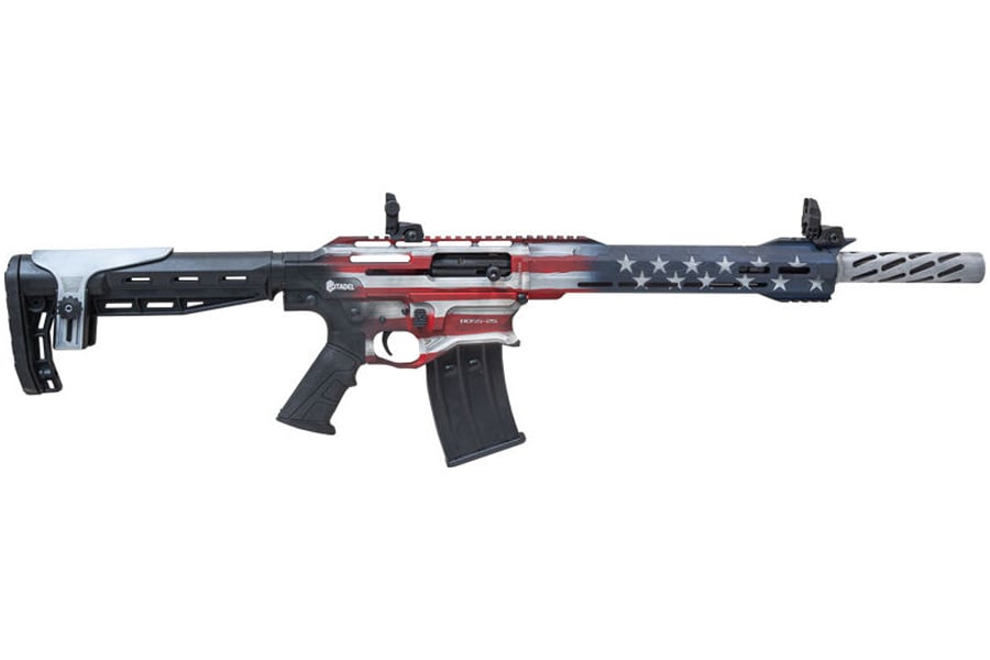 Citadel Boss-25 12 Gauge Semi Auto Shotgun with American Flag Finish (Ca Compliant)