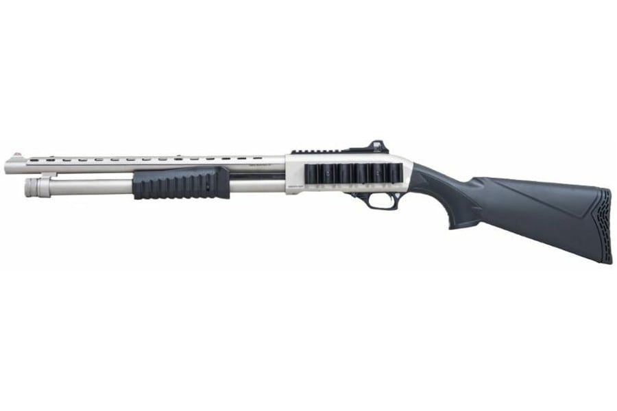 Citadel Mariner 12 Gauge Pump Action Shotgun with Nickel Finish