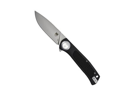COBRATEC EDC SCOUT BUTTON LOCK 3.12 BLACK STAINLESS STEEL