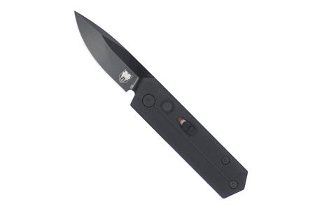 COBRATEC STINGER FOLDER 1.9 BLACK/BLACK D2 BLADE SD BUTTON