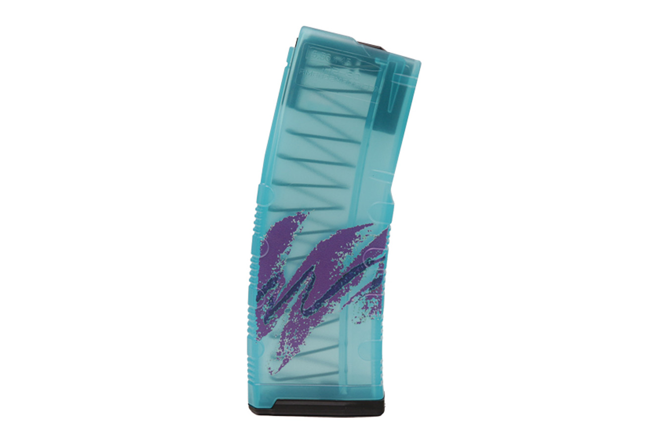 Amend2 AR-15 Mod-C 5.56 NATO/.223 Remington 30 Round Teal Printed Jazz Magazine