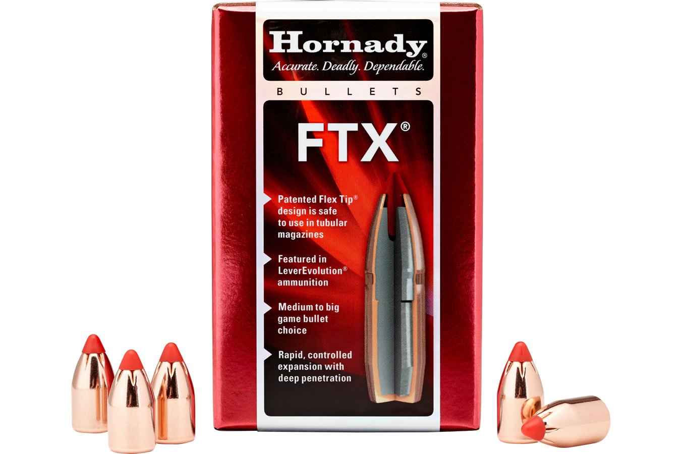 HORNADY 45 CAL .452 200 GR FTX (460 SW MAG)