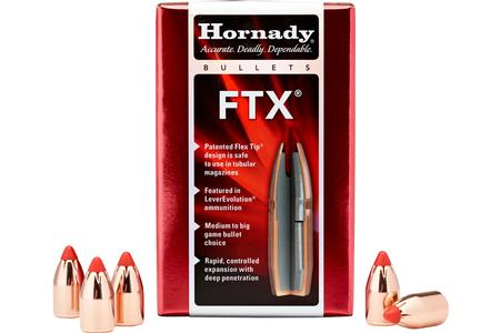 HORNADY 45 Cal .452 200 gr FTX 50/Box