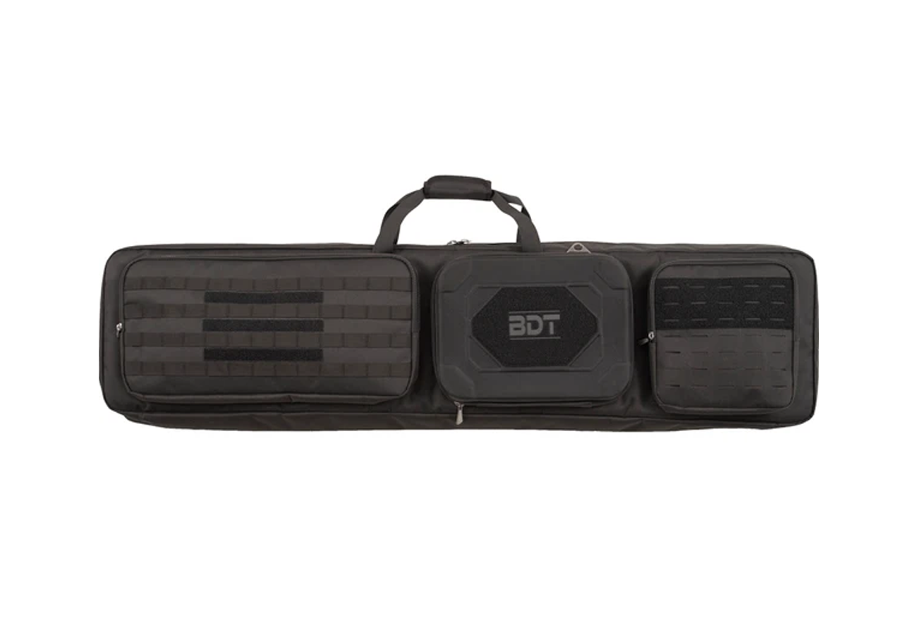 Bulldog 38-Inch Double Suppressor Rifle Bag – Black