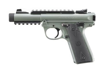  22LR, 4.4` THREADED BARREL, CERAKOTE FINISH, ELITE JUNGLE 2 10RND MAGS