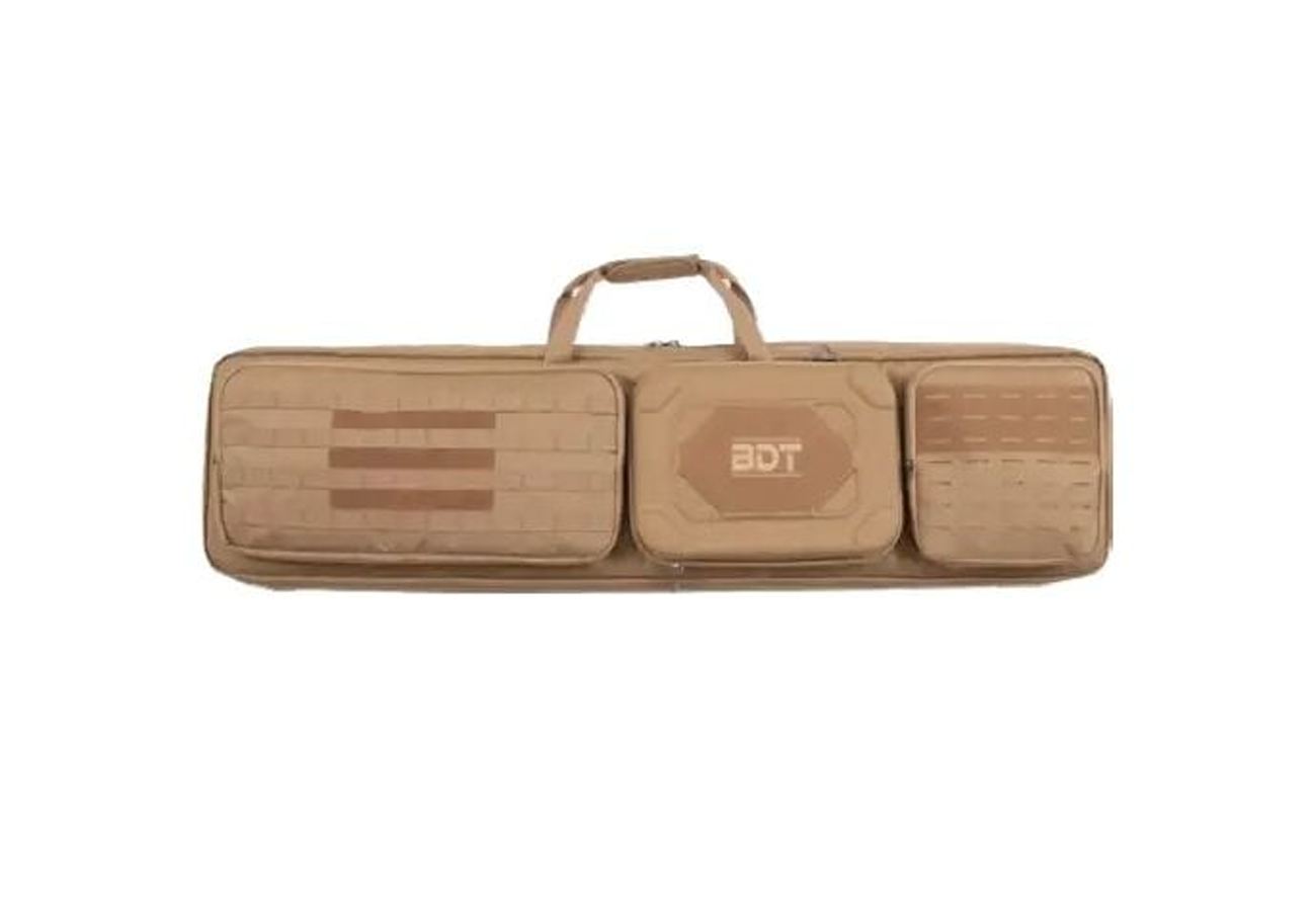 Bulldog 48-Inch Double Suppressor Rifle Bag – Tan