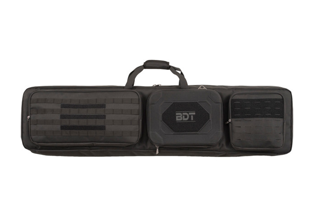 Bulldog 52-Inch Double Suppressor Rifle Bag – Black
