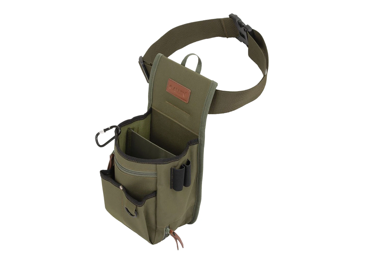 Allen Double-Compartment Shell Bag – Olive Green