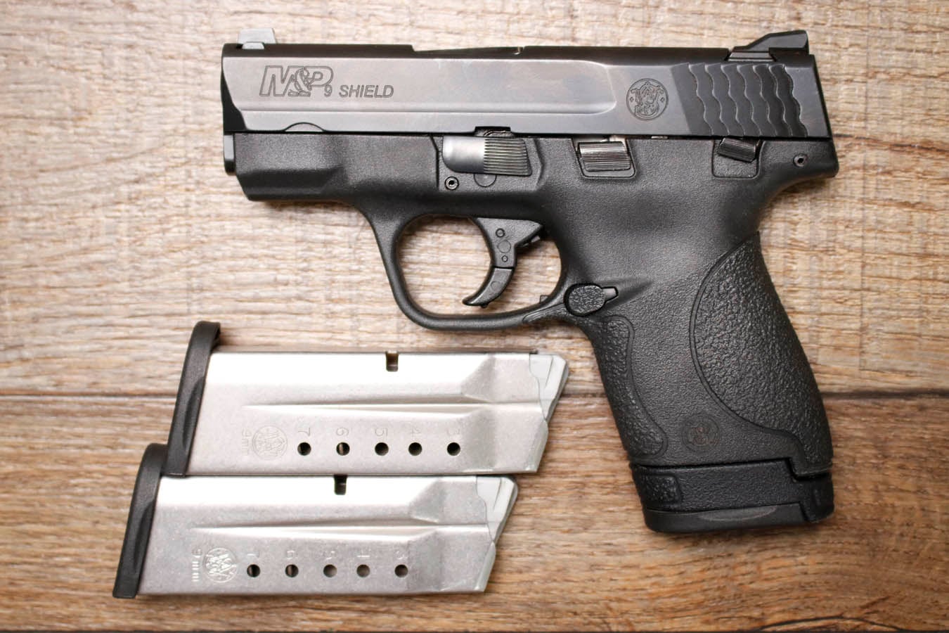 Smith & Wesson M&P9 Shield 9mm Police Trade-In Pistol with Three Magazines