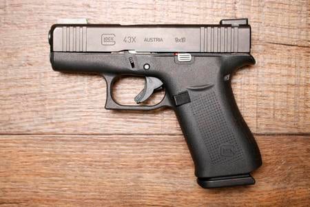 GLOCK 43X 9MM W/TRUGLO TG-H3 SIGHTS USED