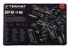 TEKMAT TEKMAT ARMORERS BENCH MAT 11X17 CZ P-07/09 PISTOL