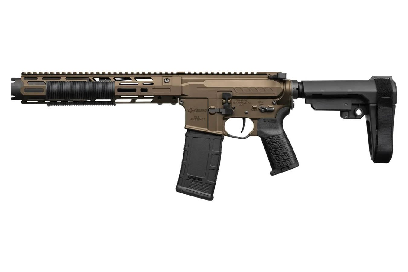 CMMG ZEROED BANSHEE Mk4 300 Blackout AR Pistol with Midnight Bronze Cerakote Finish (Unsuppressed)