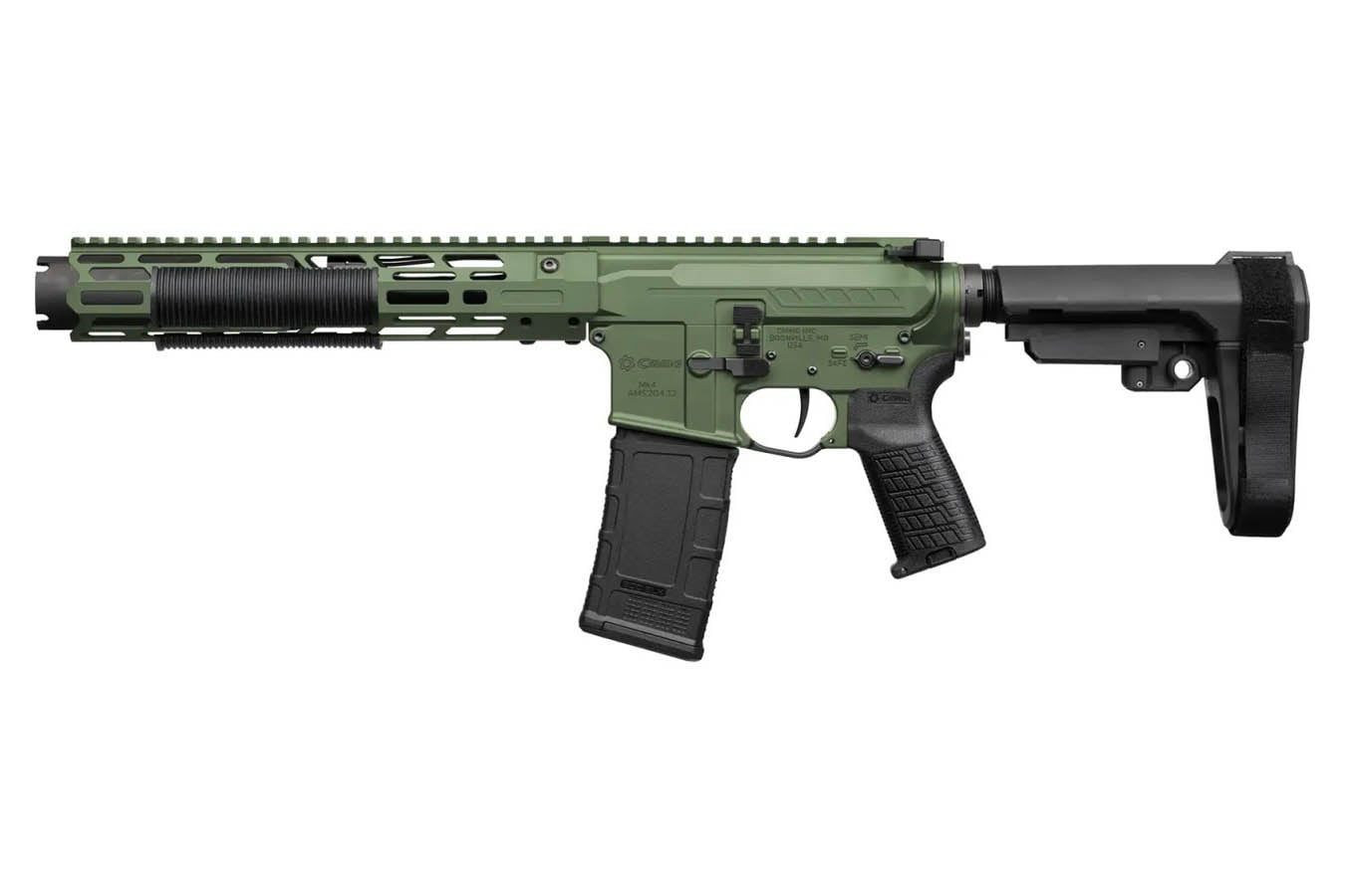 CMMG ZEROED BANSHEE Mk4 300 Blackout AR Pistol with FS Green Cerakote Finish (Unsuppressed)