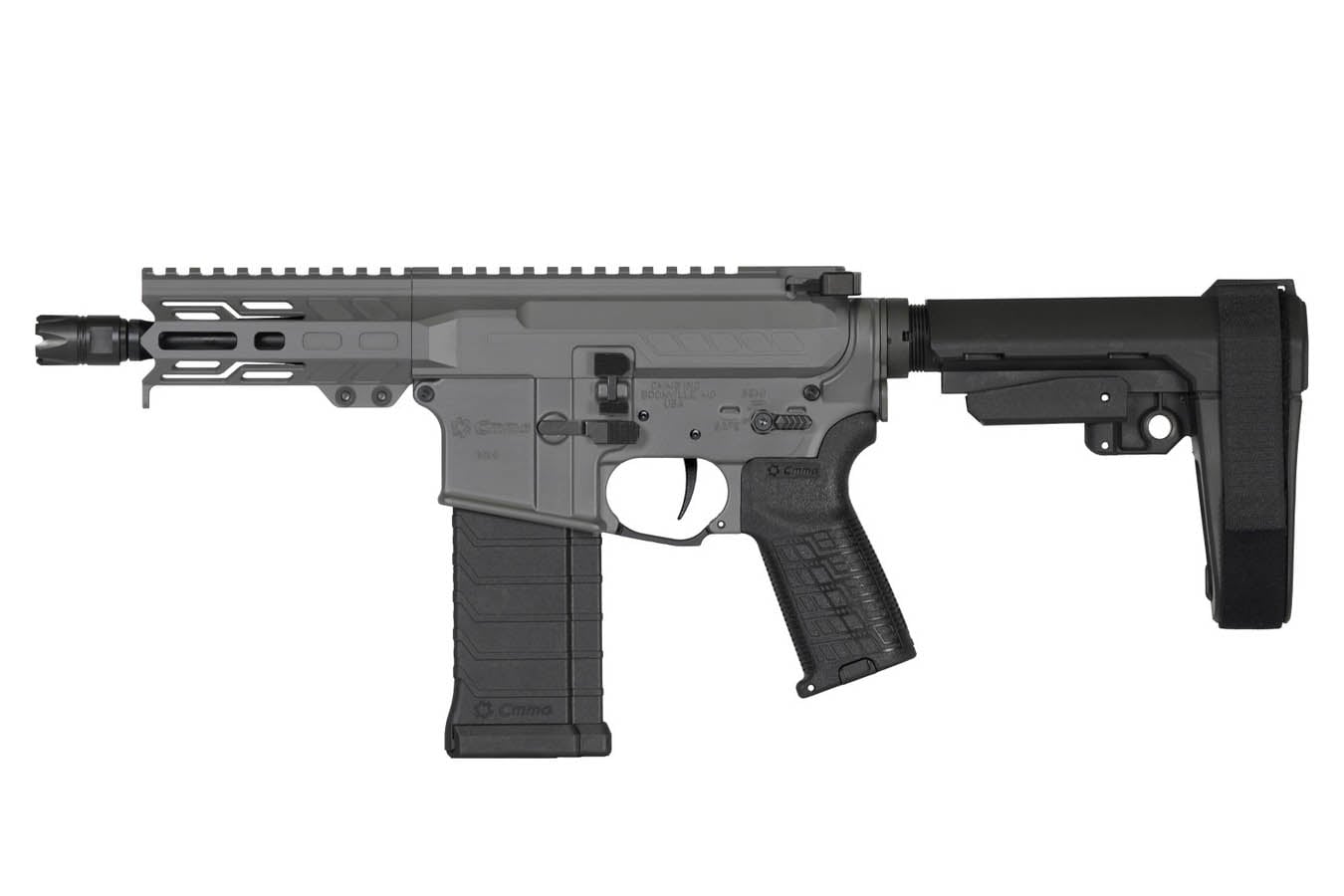 CMMG BANSHEE Mk4 5.7x28mm AR Pistol with Tungsten Cerakote Finish